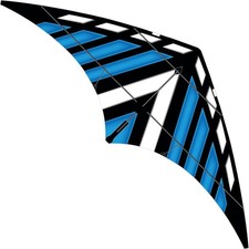WindNSun Stunt Kites - Intro, Travel, and Competition 70", Blue, Black, White