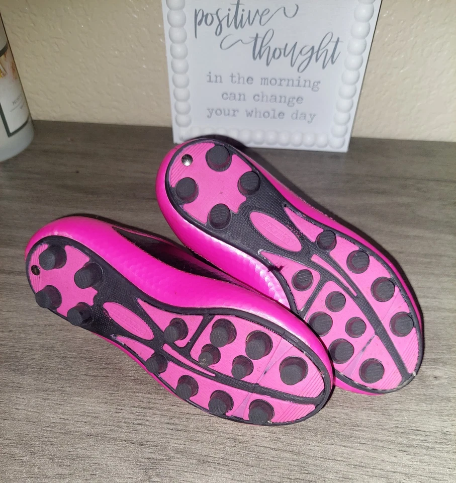 Vizari Infinity FG Pink Soccer Cleats Child  Size 8c -Girls - Image 3 of 4