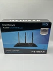 Netgear Nighthawk Smart WIFI Router AC2600 R7450-100NAS 1 GHz Black NEW SEALED