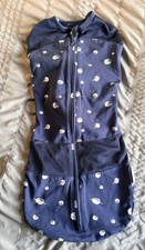 SNOO Sleep Sack Swaddle Happiest Baby S/M Navy With Planets Excellent Cond
