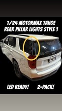124 Motormax Tahoe Rear Pillar Lights Style 1 Led Ready Police Fire Ems 2-pack