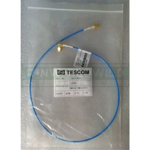Tescom 4011-0011 SS405 SMA (m) -SMA(m)R/A RF Cable Length 600mm New In Box