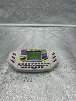 Wheel Of Fortune 1995 Tiger HandHeld Electronic Game With Cartridge Works