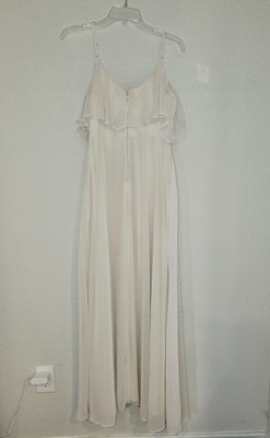 white glitter maxi dress L'AGENCE Karma Sequin Maxi Dress In White Sequin