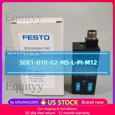 New SDE1-D10-G2-MS-L-PI-M12. FESTO 688544 Pressure switchFast Shipping