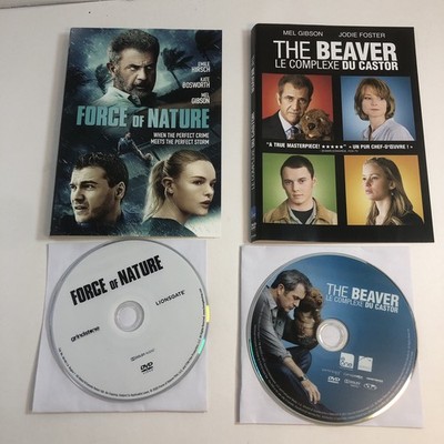 2011 The Beaver  / 2020 Force of Nature/  DVD's Double Feature *NoCases*