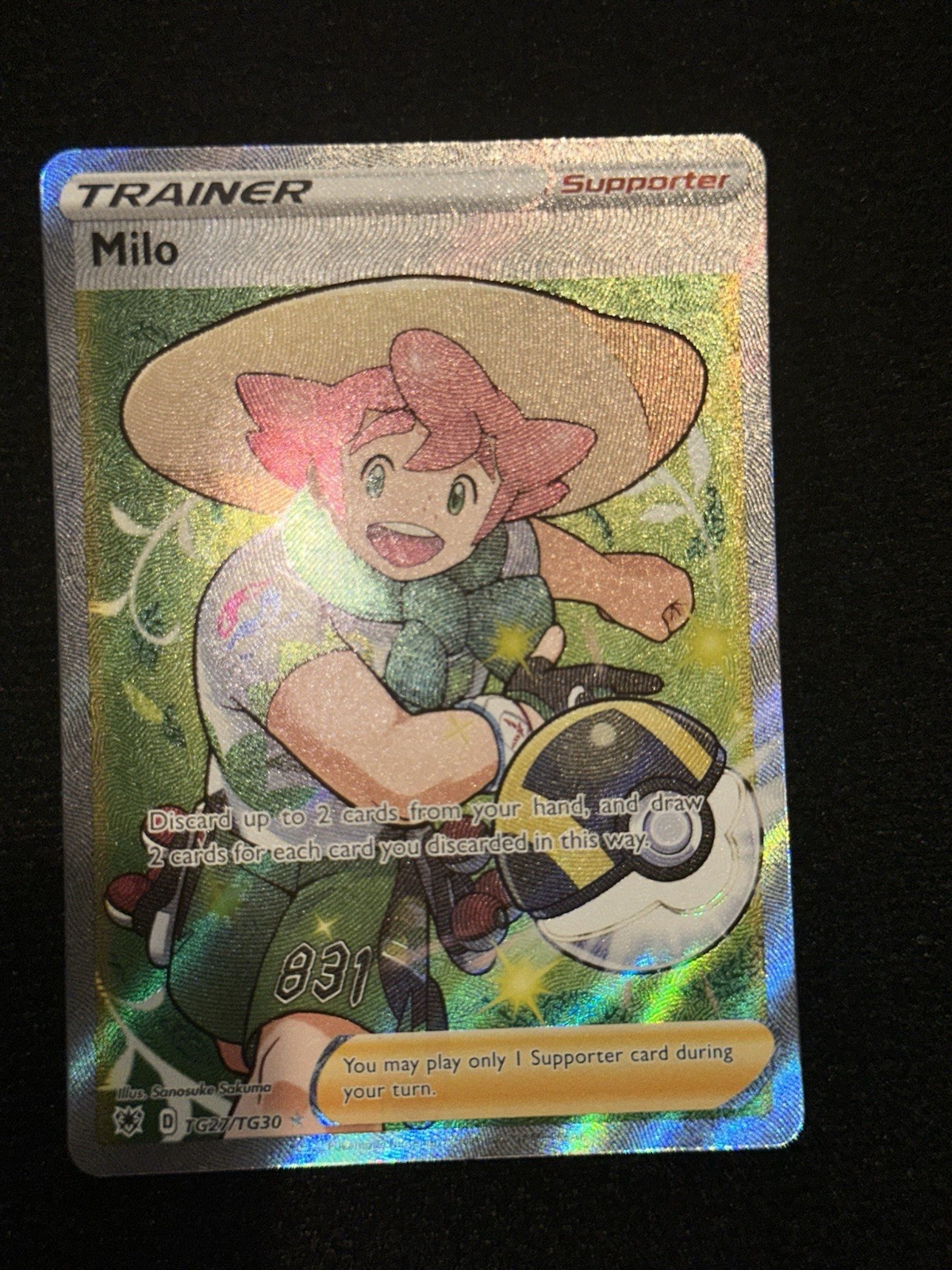Pokemon TCG Milo TG27/TG30 Sword & Shield - Astral Radiance Holo Ultra Rare
