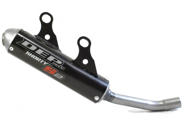 DEP DEPY2125 Exhaust Silencer Yamaha YZ125 22-ON Shorty Black  MX Motocross