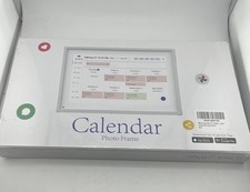 E-CALENDAR MEZED WHITE DIGITAL CALENDAR 10.1" TOUCH SCREEN PLANNER PHOTO FRAME