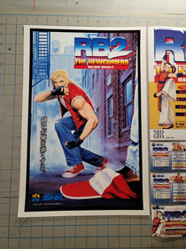 NEOGEO SNK Real Bout Fatal Fury  2 Art set for Sega New Astro City