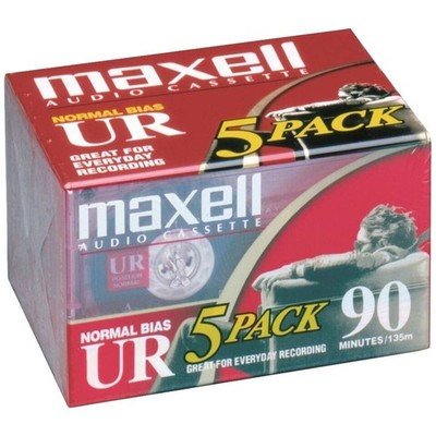 5er Multipack Maxell Audiokassette 90 min 5er Set