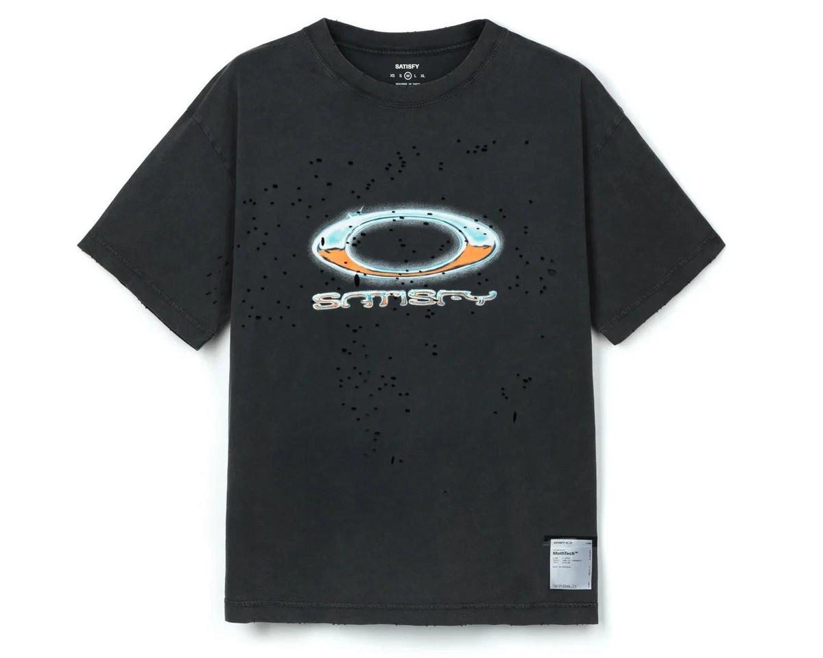 トップス XL OAKLEY SATISFY MOTHTECH T-SHIRT BLACK Oakley MothTech™ Tee x Satisfy - Aged Black | Oakley® US