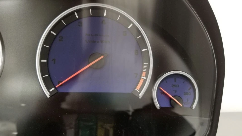 11 BMW ALPINA B7 F02 4.4L SPEEDOMETER INSTRUMENT GAUGE CLUSTER 62109232966 - Image 4 of 4