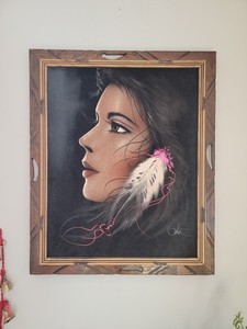 Native American Velvet Painting | eBay