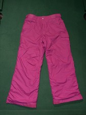 Women  s Columbia Bugaboo Omni Heat Snow Pants Outdoor Ski Pink XL Youth Outgrown