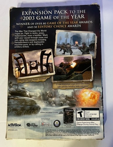Call Of Duty United Offensive Expansion Pack PC Complete - Picture 2 of 3
