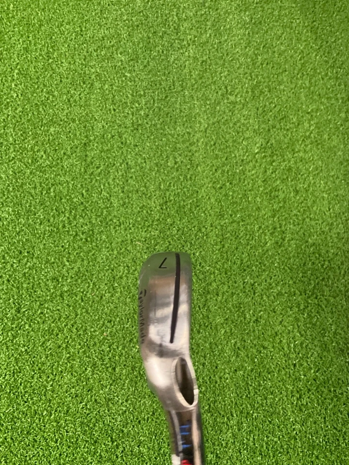 SIM MAX-OS Single 7 Hierro Acero Rígido Montaje Demo Diestro 37,25” Foto 3 de 4