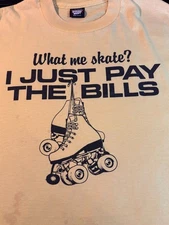 Vintage 80s/90s Humor Roller Skate Tee – Screen Stars Best – XL