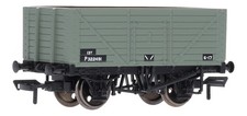 37-158B Bachmann OO Gauge  8 Plank End Door Wagon in BR Grey  (Pre-Owned)