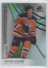 2019 Upper Deck SP Game Used Authentic Rookies Rainbow /293 Joakim Nygard 19pt