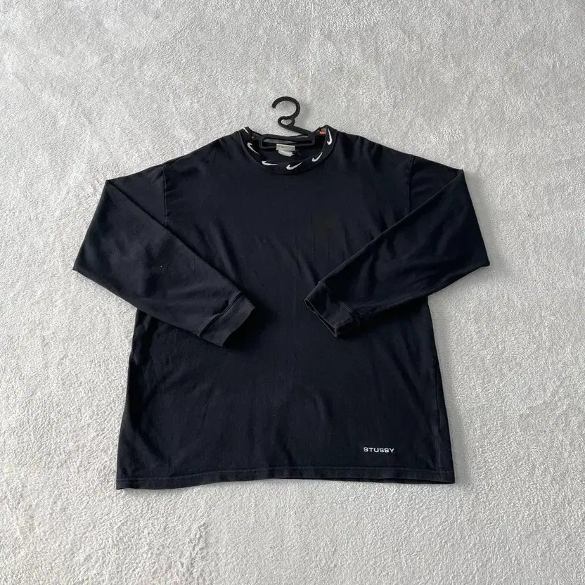 Nike Stussy NRG Long Sleeve Sweatshirt Black XL thumbnail 7