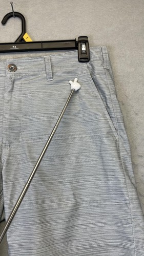 Roundtree & Yorke Shorts Mens 34 Gray Performance Stretch Golf Flat Front Tech - 第 4/11 張圖片