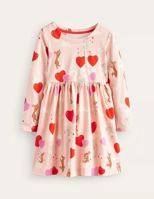 HTF Prints NWT Mini Boden Fun Jersey Dress