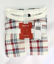 GapBody Women’s L Plaid Thermal Pajama Sleep Set NWT Holiday Christmas