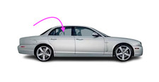 Fits: 2006-2009 Jaguar XJ8,XJR 4D Sedan Rear Right Door Window Glass/Laminated