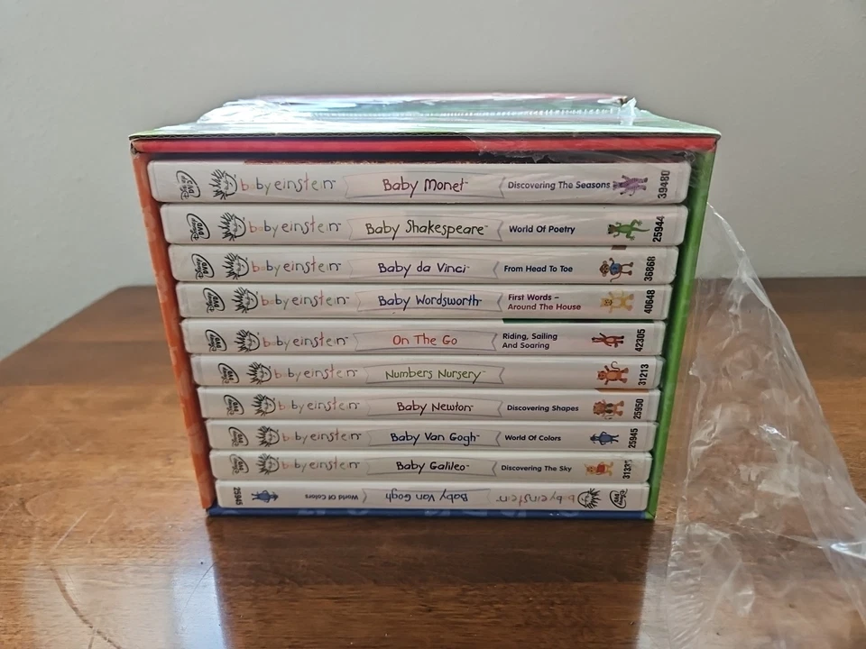 BABY EINSTEIN 10 DVD Toy Chest Collection One Factory Sealed - Image 4 of 4