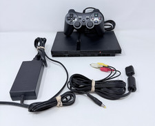 Sony PlayStation 2 PS2 Slim Bundle- SCPH-79001 TESTED  WORKS
