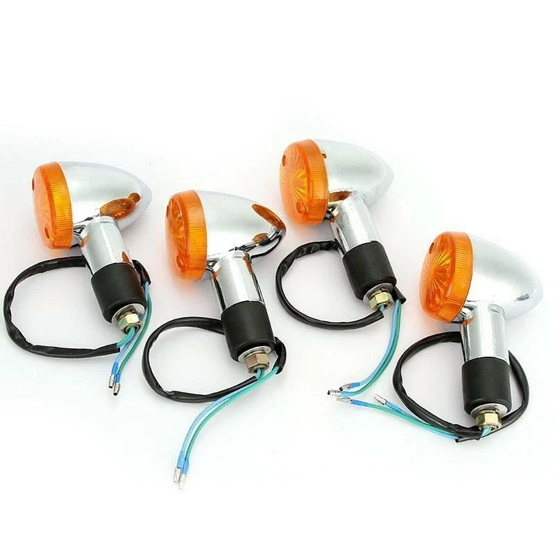 4x Señales de giro para motocicleta Kawasaki Vulcan VN 800 900 1500 1600 1700 2000 Foto 4 de 4