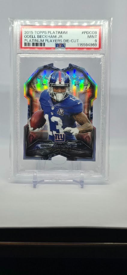 Odell Beckham Jr #PDC-OB 2015 Topps Platinum Football Platinum Players Die Cut