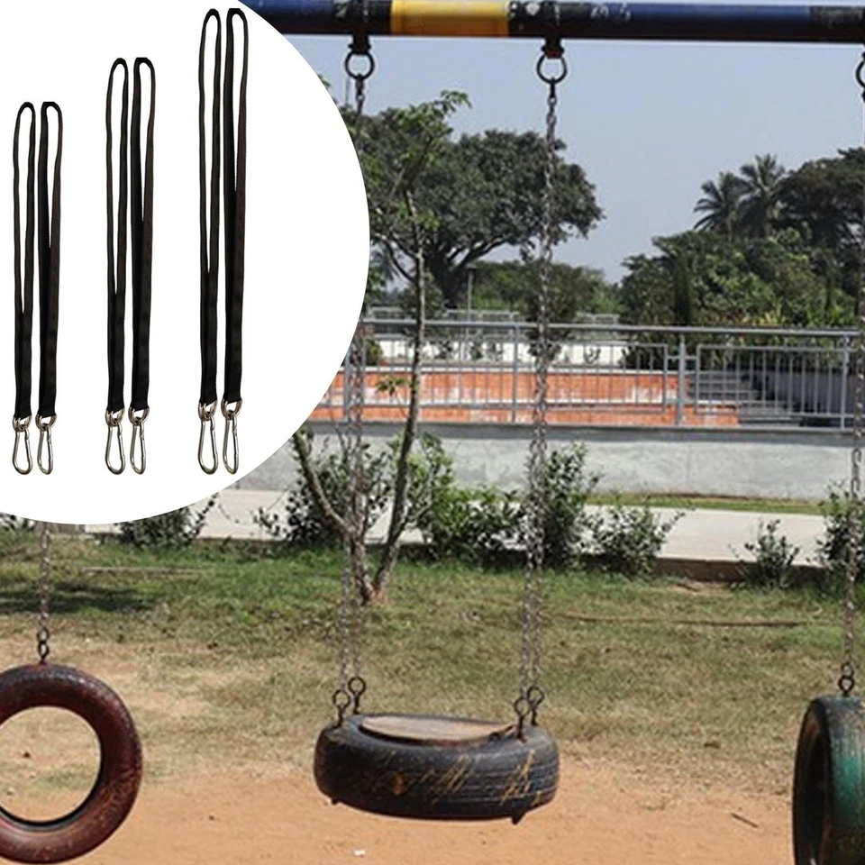 Lot de 2 sangles de traction robustes pour barre musculation. - Photo 1/1