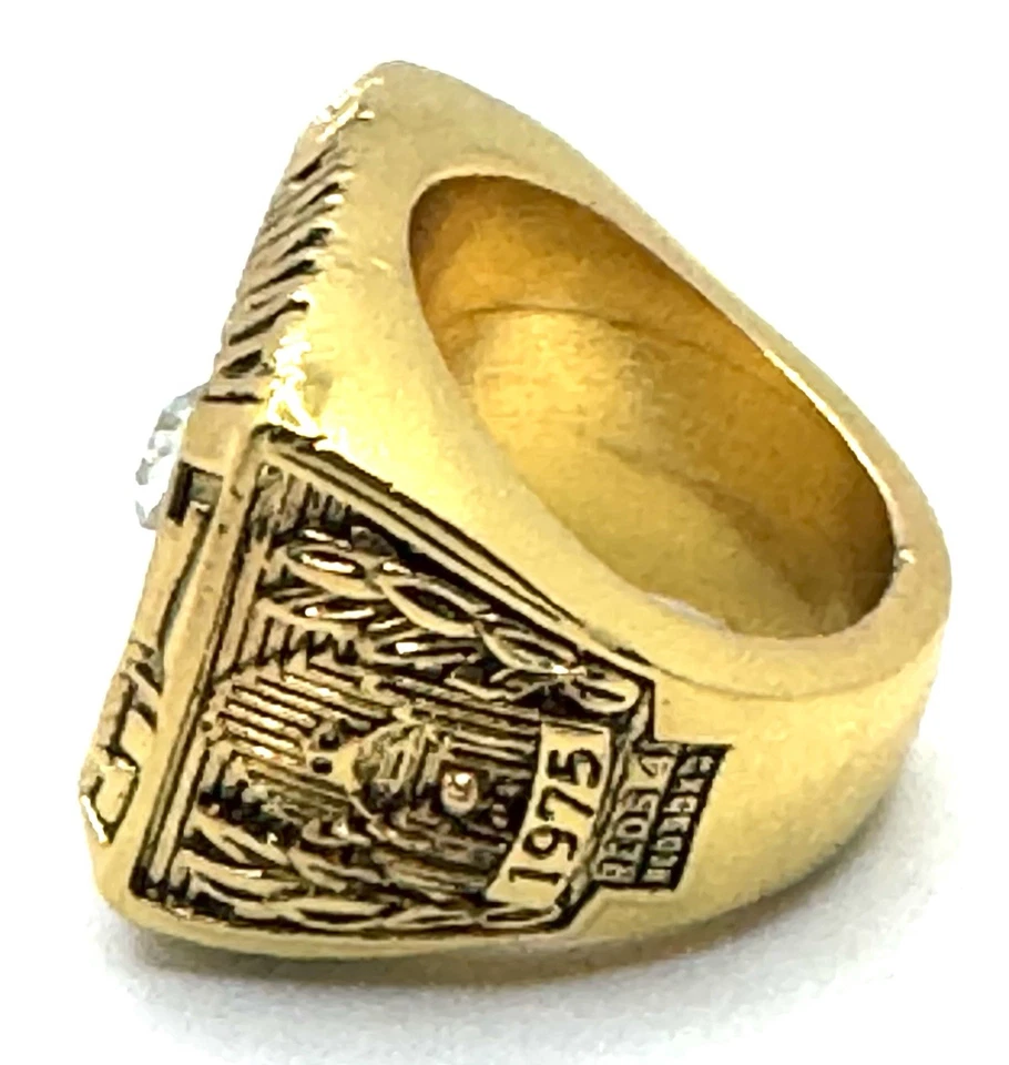 MLB / 1975 Cincinnati Reds Serie Mundial Anillo / Rosa Foto 4 de 4