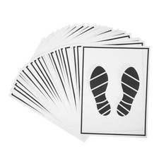 50Pcs Disposable Car Floor Mat, Portable Paper Auto Foot Pads Vehicle Floor
