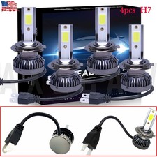 Combo H7h7 Led Headlight Bulbs Kit High Low Beam Super Bright 6500k Xenon White Combo H7h7 Led Headlight Bulbs Kit High Low Beam Super Bright 6500k Xenon White