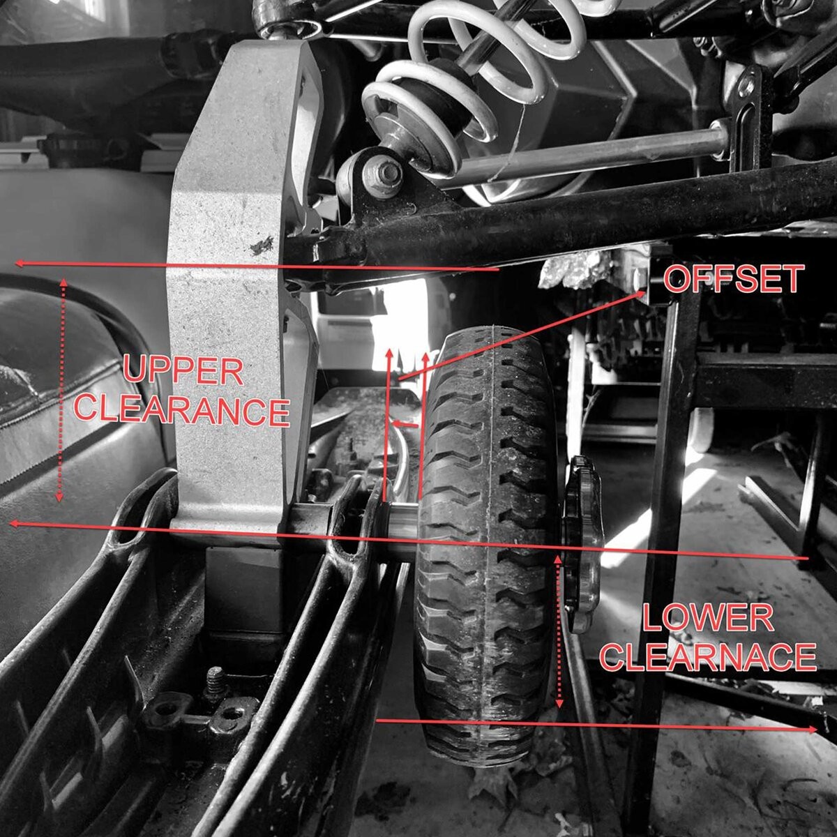 Terick Solutions 10 in. Wide 1 in. Offset EZ Wheelz EZW-10100C