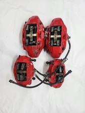 Brembo Brake Calipers Red Set Front Rear Stinger 18-23 Brembo Brake Calipers Red Set Front Rear Stinger 18-23