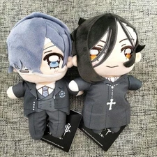 Black Butler KIRA MUCCHI Plush Doll Toy 20cm Set of 2 SEGA Ciel & Sebastian 2025