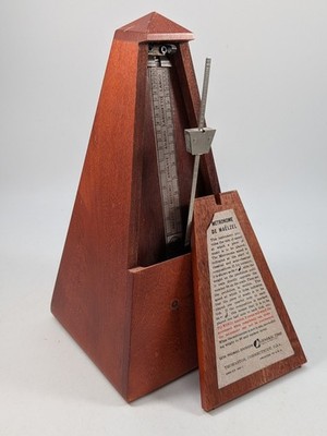 Vintage Seth Thomas Wood Wind Up  Metronome De Maelzel  Made in USA