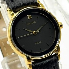 Excellent Working SEIKO Excelline Quartz Battery Watch Women