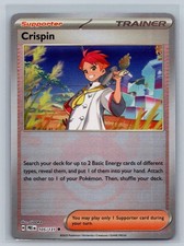 Crispin (Poke Ball) 105/131 Holo Prismatic Evolutions Pokemon Card Holo NM
