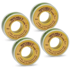 Mitchell Abrasive Cord, Set of 4 Grits, 12-Foot Rolls