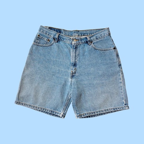 Vintage Light Wash High Waist Levi Jean Shorts, Levi Strauss, Size 12