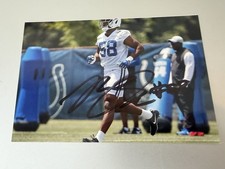 Bobby Okereke Signed Indianapolis Colts 4x6 Photo Autographed