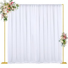 Backdrop Frame 10x10ft Gold Adjustable Wedding Party Stand