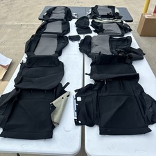 2016 Toyota 4runner 3 Row Oem Seat Clothes - Partial Set - Black Grey Acc. 2016 Toyota 4runner 3 Row Oem Seat Clothes - Partial Set - Black Grey Acc.