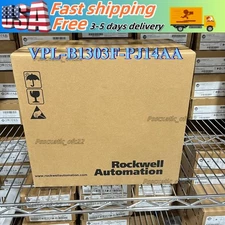 AB VPL-B1303F-PJ14AA Inverter Duty Servo Motor with Brake 2.82 KW US Free Tax