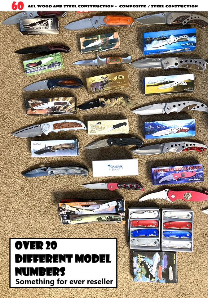 Винтажный нож лот огромный - новый в коробках от мороз столовые приборы - лучший в тот день. - Изображение 4 из 4